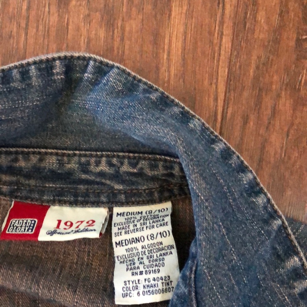 Long vintage 90โs denim jacket/dress - Picture 3 of 4